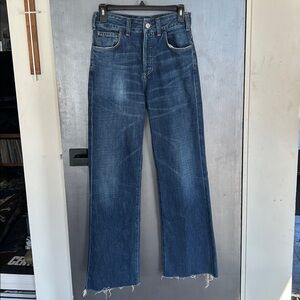 Citizens Of Humanity high-rise button, butterfly jeans Jeans